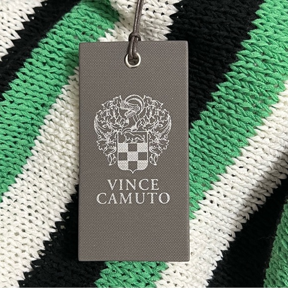 NET Vince Camuto Striped Sweater Preppy Nautical Casual - Picture 7 of 9